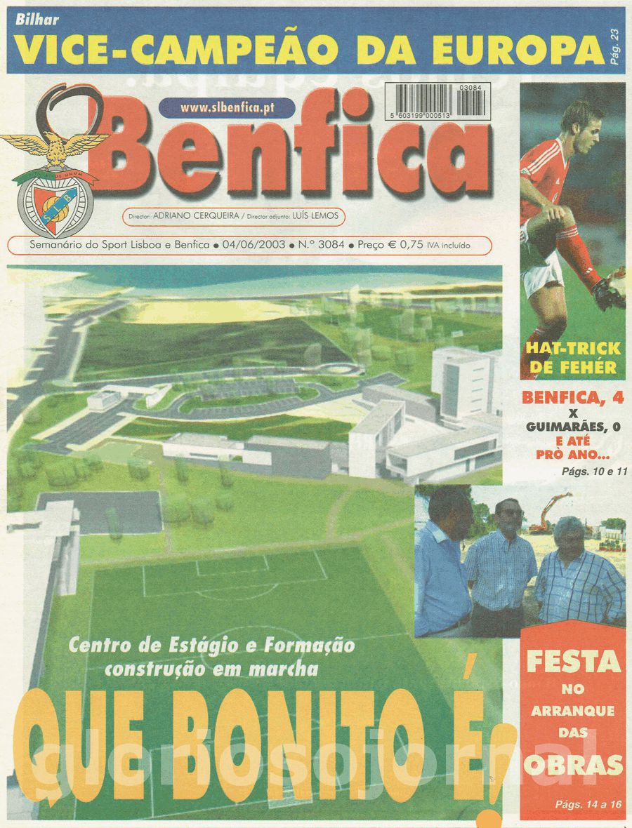 jornal o benfica 3084 2003-06-04